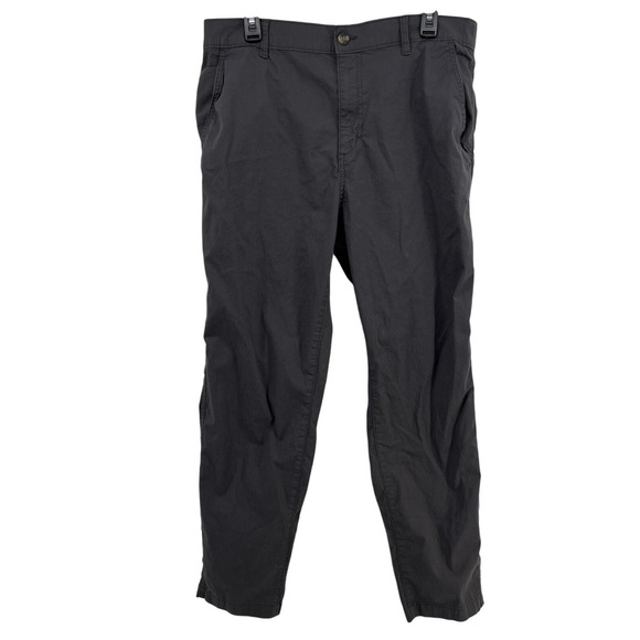 Eddie Bauer Other - Eddie Bauer Mens Dark Gray Straight Leg Chinos Hiking Outdoor Pants Size 36x30